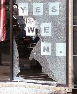 Glass Fracture Patterns (continued) Determining bullet path direction Entrance holes The bullet makes a very small hole when it enters The glass blows back in the direction of the impact because of