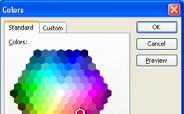 Colour Ordering Systems (COS) primary aim: enable the user to
