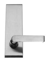 Brass, bronze, stainless steel and aluminum Pull: 5 1 2" OC Escutcheon: 3 1 4" x 15"