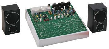 Audio and Video Systems TEL10 Stereo Amplifier A modern educational stereo amplifier similar to those used in HI-FI audio systems, with test circuits and accessories for studying the operation,