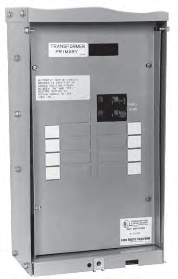 8 PANEL-TRAN ZONE POWER CENTERS UL-3R Enclosures All Panel-Tran enclosures are UL-3R listed for indoor and outdoor use.