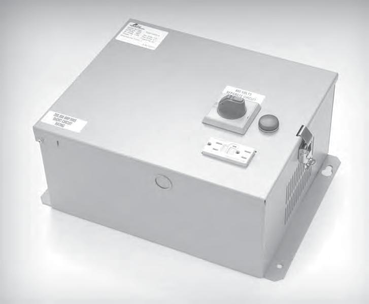 12 SECTION 12 TDAPX Series TRANSFORMER DISCONNECTS FEATURES & BENEFITS NEMA 1 enclosure Lockable 30 Amp fuseable disconnect switch UL listed Industrial Control Transformer 500 VA through 3000 VA