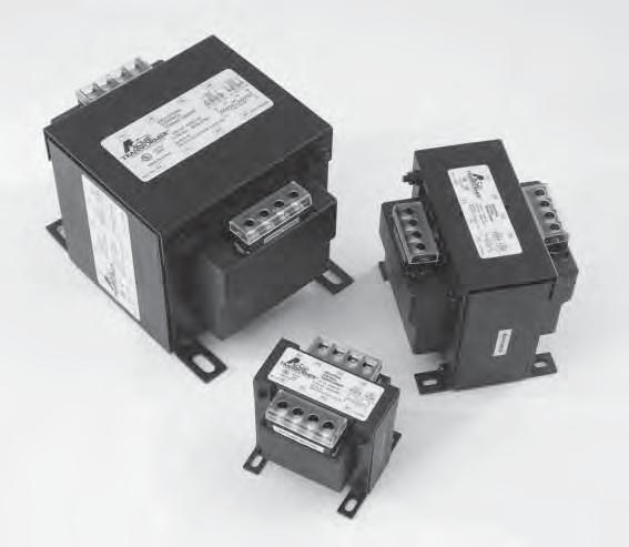 5 AE/CE Series Industrial Control Transformers SECTION TA AE/CE SERIES SERIES OPEN CORE INDUSTRIAL & COIL INDUSTRIAL CONTROL CONTROL TRANSFORMERS The Acme Electric AE and CE Series Industrial Control