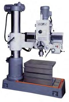 DRILLING 3' ARM RADIAL DRILL PRESS wiltontool.com 720R Steel Drilling Capacity (in.) 1-1/2 Cast Iron Drilling Capacity (in.) 2 Steel Tapping Capacity (in.) 3/4 Cast Iron Tapping Capacity (in.