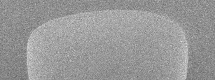 ) One nice pillar with diameter 3µm having right undercut First we spin coated our chips with AZ5214E and baked them on the hot plate for