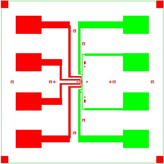 a. I - V - I + b. c. V + V - I + i + I - V - I + i + i - V + I - i - V + Figure 4.12: Example showing the contact leads on the real samples a.) Single Josephson junction. b.) and c.
