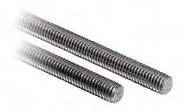 Continuously threaded rod for use with conduit hangers and strut to suspend overhead conduit runs. All-Thread Rod Available in Type 304 or Type 316 stainless steel Comes in standard 6- or 12-ft.