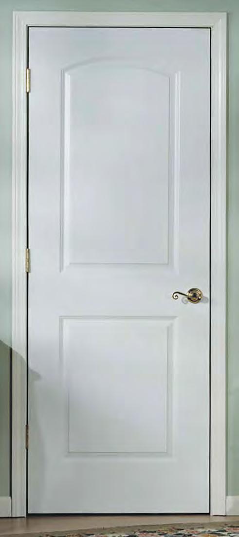 CAIMAN SMOOTH This door presents three-dimensional moulding to deliver the added depth and enhanced beauty you expect from a custom wood door,