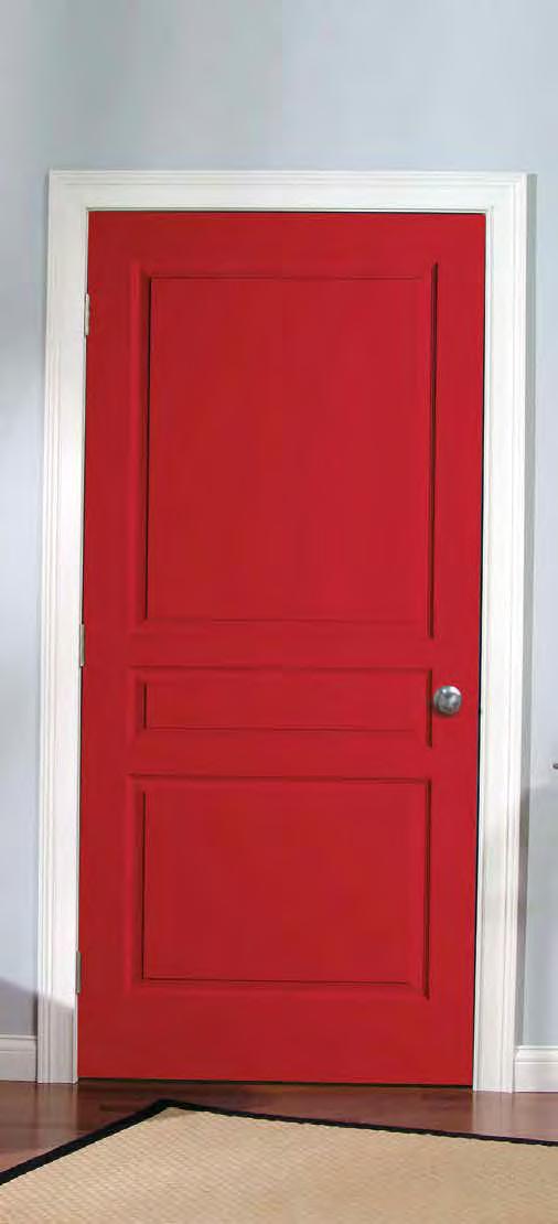 AVALON TEXTURED Classic and traditional, the Avalon door offers three panels in unique proportions.