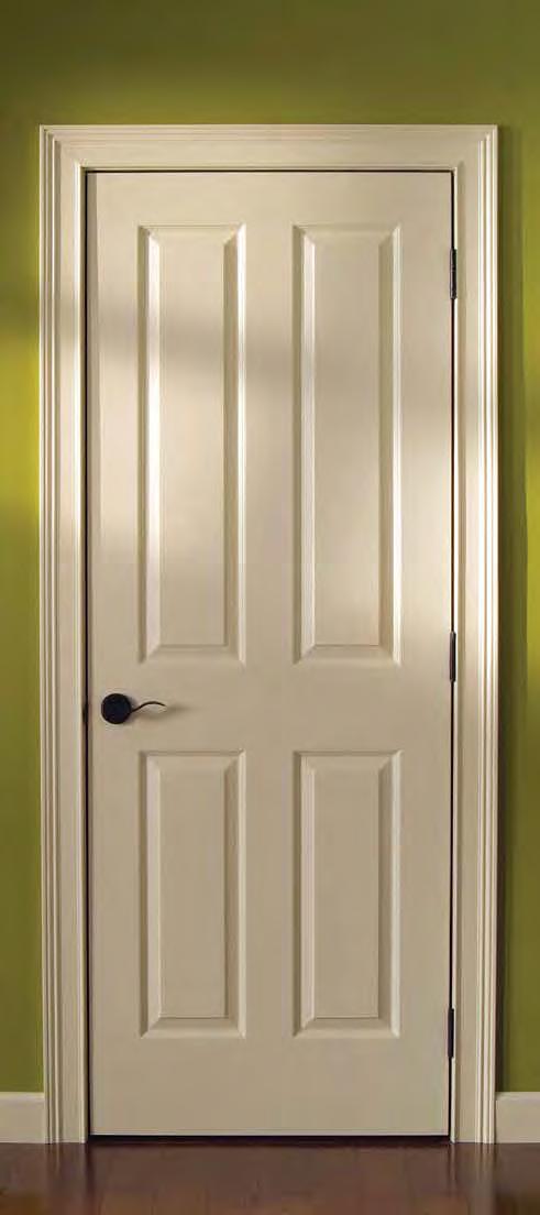 COVENTRY SMOOTH The vertical lines and tall panels of the Coventry door bring a look of prestige and distinction to any room