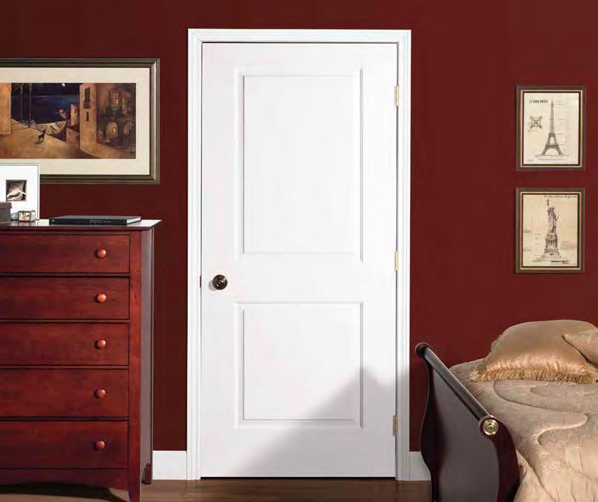 CAMBRIDGE SMOOTH Squared panels give this door a clean, precise look, while its Ovolo sticking profile adds dimension.