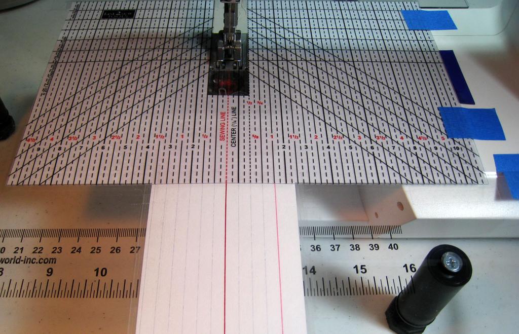 . Use a rotary cutter and ruler to cut out the copies on the green solid lines. Staple matching copies together for faster cutting.