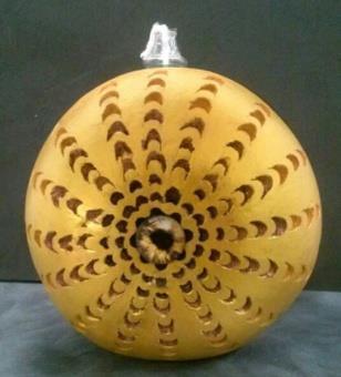 Student will provide: An adjustable/variable temperature wood burner with pen/tip to transfer the design to their gourd. A rotary tool (Dremel or equivalent) with small and medium size ball burrs.