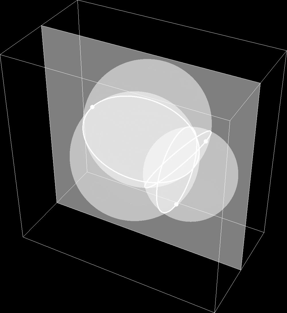 Center of Projection COP determined by 3 orthogonal vanishing points V 1 V 2 C v 1 Image Plane v 2 C V 3