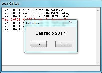 This is done by double clicking one of the calls in the CallLog.