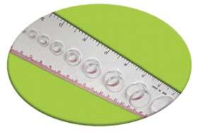 MAKINS TOOLS AND ACCESSORIES Clay Mixing Ruler Use for mixing 2 or more Makin's Clay colours together