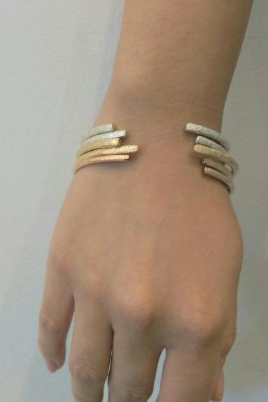 5; SRP: $77 Candra cuff: sizes S, M, L Shimmering like the moon.