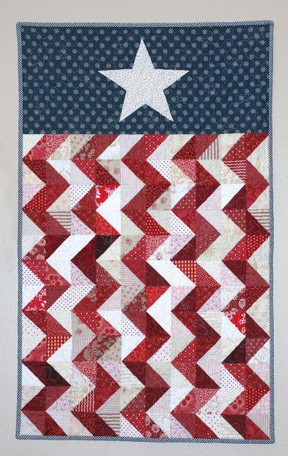 HISTORIC COLD SPRING VILLAGE and COLD SPRING BREWERY 2018 MINI QUILT CHALLENGE A Patriotic Quilted Banner Sample of a Quilt s of Valor Patriotic Quilted Banner.