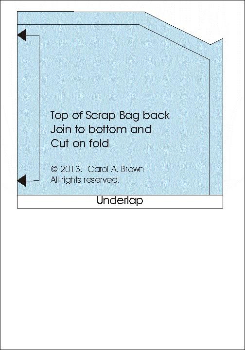 Embroidered Scrap Bag