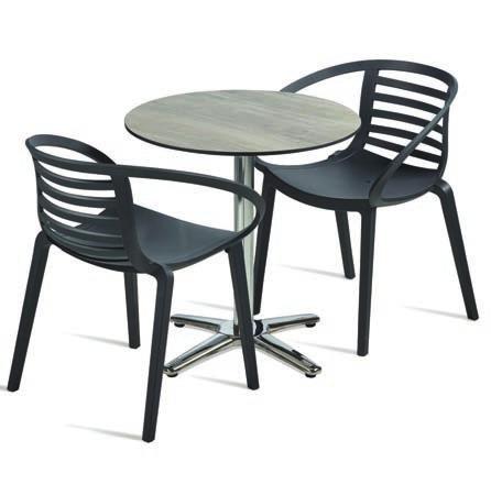 Sculpted Range We have a large collection of colourful plastic chairs that are perfect for both indoor and outdoor use.