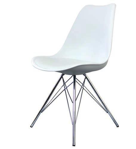 Eiffel Inspired Chairs The Fusion Living Eiffel Inspired dining chair range offers a high quality plastic or fabric chair in over 20 beautiful colours and fabrics and