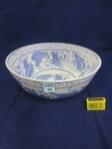 Albert. 15 R 200.00 19 A modern "Ming Blue" bowl.