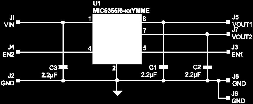 3V, X5R, size 0402 3 U1 -xxymme Micrel, Inc.