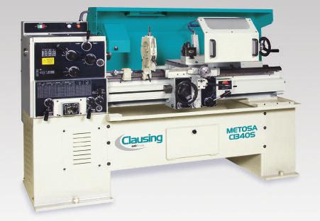 METOSA The CLAUSING/METOSA 13" lathe, designed to give you years of trouble-free turning, will make a valuable addition to your tool room or machine shop.