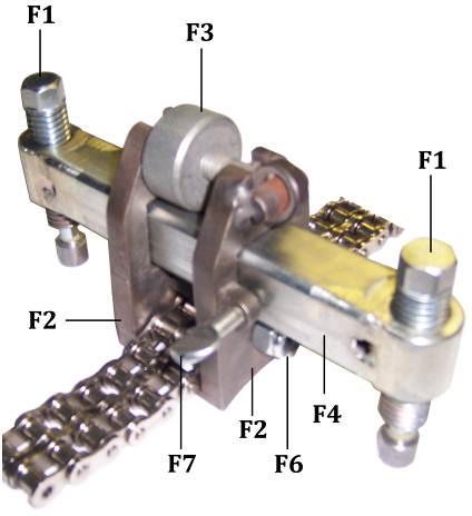 Chain Chart 15 Chain Stop Chain Stop Kit (2-E1, E2, E3) Spacer (E1) (Qty 2) Machine Screw or Allen Head Screw (E2) Lock Nut (E3) DA-300, DA-300S DA-CS-KIT DA-320 14-06C0-134 1L-06C0-000 DB-300,