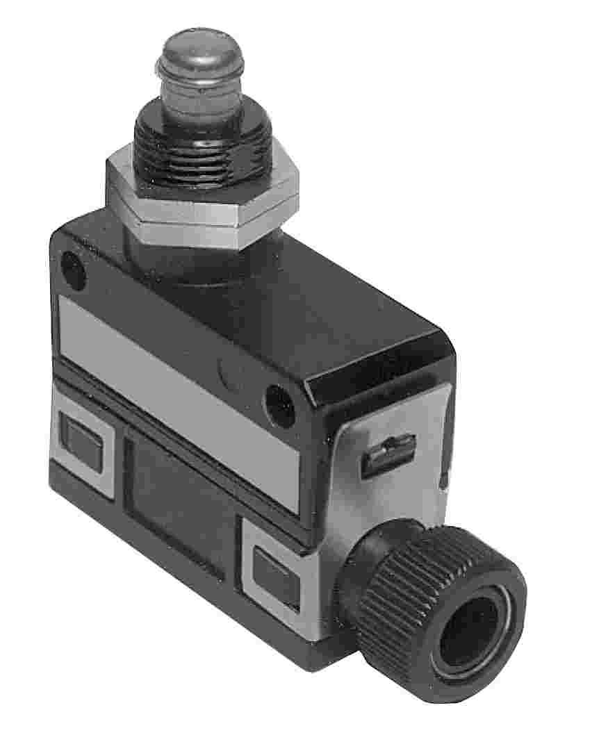 SN Series Compact Limit Switch Features: Robust metal enclosure design Compact, space-saving and tightly gang mounting possible Positive opening of NC contacts High sealability,