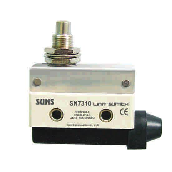 MINIATURE LIMIT SWITCHES SN7 SERIES SPECIFICATIONS Operating Speed Operating Frequency Contact Resistance Insulation Resistance Rated Current/Voltage Operating Temperature Dielectric Strength Service