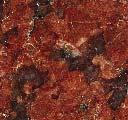 GRANITE COLOURS: RED Oriental Red This deep almost crimson red granite has streaks of black and