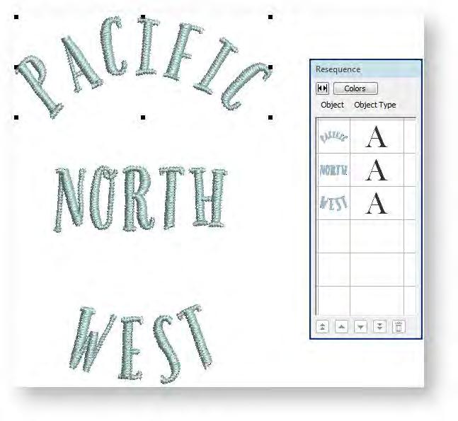 Select a preset from the Layouts group. You have a choice of a two- or three-line layout.