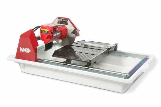 TILE MK-377EXP 1/2 Hp, 7" Wet Cutting Tile Saw The MK-377EXP ensures precision cutting of ceramic, travertine and slate with its