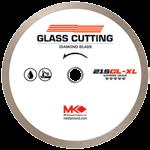 070 1" 157812 Rim Height: 7 mm MK-215GL Premium Metal Bond Blades Metal bond glass blades provide smooth chip free cutting and are ideal for production type applications. 7" (178 mm).
