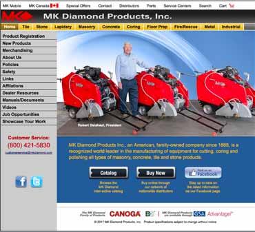 catalog. The MK Diamond Mobile Web Site (mkdiamond.