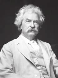 Samuel Clemens Mark Twain was born Samuel Langhorne Clemens in 1835. Mark Twain was Samuel s pen name. A pen name is not a real name. It s a name people use when writing books.