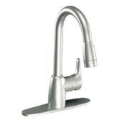 .. CA42519 Kitchen Pulldown Faucet Classic Stainless 1- or 3-Hole