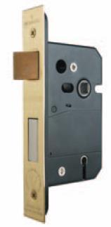 Five lever security sash lock Security locks type tested to BS3621:2004 & BSEN12209:2003 3 H 5 1 0 F 7 K D 2 B Mechanism: five levers providing minimum 1000 key variations drill resistant side plates