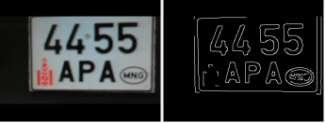 Database get a clear image distortion. The next step is cropping the vehicle plate number of captured images. The cropped image is the input to the character recognition.