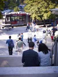 open spaces, an integrated public transportation