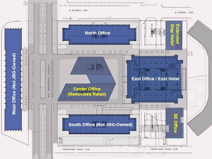 L Enfant Plaza Site Plan National Mall Southwest Waterfront