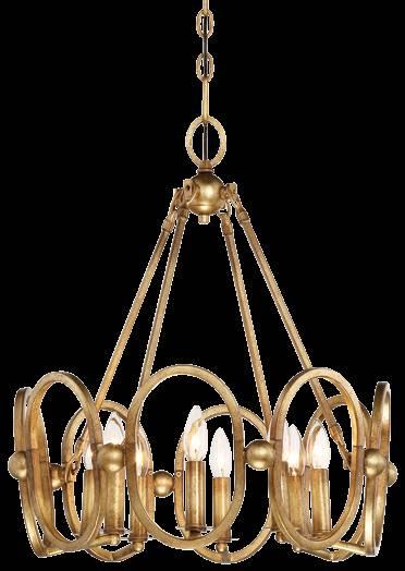 CLAIRPOINTE N6886-293 Eight Light Pendant