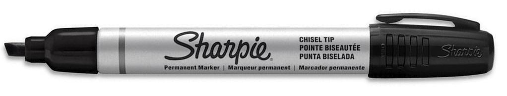 CORE MARKERS Sharpie PRO Permanent Marker Power packed with tough marking job features Will write on wet & oily surfaces Sturdy tip designed to stand up to tough, big jobs Water-resistant &
