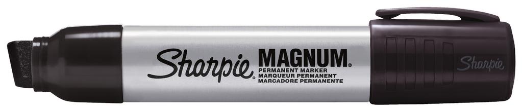 Sharpie Magnum Permanent Marker Black 44001 Red 44002 Blue 44003 Great for writing on large objects