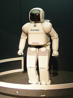 Humanoid robot Honda's ASIMO, an example of a humanoid robot A humanoid robot is a robot with its overall appearance based on that of the human body, allowing interaction with made-for-human tools or