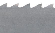 BREAK-IN A BAND SAW BLADE? The band saw blade s teeth are razor sharp. In order to withstand the cutting pressures of band sawing, the tooth tip should be honed to form a very small edge radius.