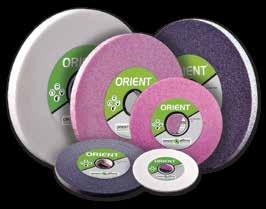 These wheels are made white Aluminium Oxide (89A) and pink Aluminium Oxide (88A) abrasives.