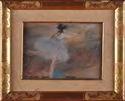 Lots 421-430 Lot #421: EUROPEAN SCHOOL: BALLET DANCER Pastel on paper, 9 1/2 x 13 in., bearing signature Degas.