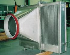 It attains a high degree of separation and is also suitable for high gas flow velocities.